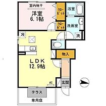 香川県高松市国分寺町国分（賃貸アパート1LDK・1階・46.54㎡） その2