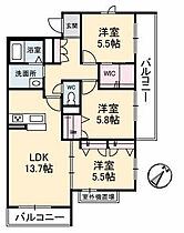 香川県綾歌郡宇多津町新開（賃貸マンション3LDK・3階・73.88㎡） その2