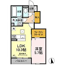 香川県高松市仏生山町（賃貸アパート1LDK・1階・42.71㎡） その2