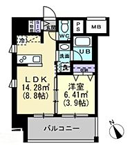 香川県高松市福田町（賃貸マンション1LDK・2階・30.97㎡） その2