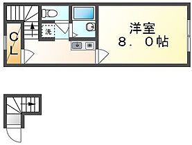 香川県丸亀市富士見町１丁目（賃貸アパート1K・2階・28.02㎡） その1