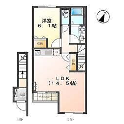 間取図画像 1LDK
