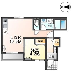 間取図画像 1LDK