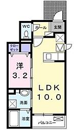 ロイヤルパーク1 1LDKの間取図画像