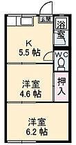 香川県高松市花園町３丁目（賃貸アパート2K・2階・32.48㎡） その2