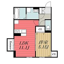 千葉県千葉市中央区登戸3丁目（賃貸アパート1LDK・1階・41.18㎡） その2