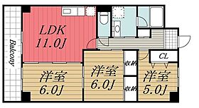 千葉県千葉市稲毛区小中台町（賃貸マンション3LDK・7階・65.52㎡） その2