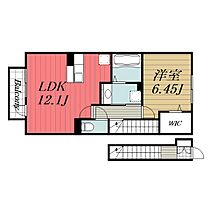 千葉県千葉市稲毛区園生町（賃貸アパート1LDK・2階・47.95㎡） その2