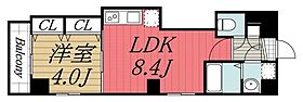 千葉県千葉市中央区中央4丁目（賃貸マンション1LDK・8階・29.03㎡） その2