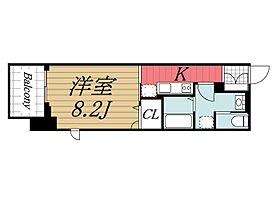 千葉県千葉市稲毛区緑町1丁目（賃貸マンション1K・6階・30.27㎡） その2