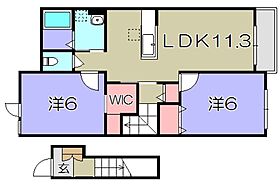 グランドプレミアム  ｜ 滋賀県東近江市妙法寺町（賃貸アパート2LDK・2階・58.21㎡） その2