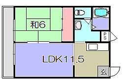 間取図画像 1LDK