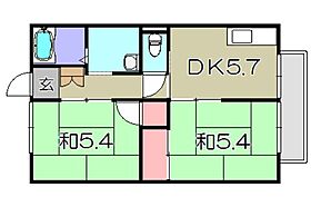 リバティーハウス  ｜ 滋賀県東近江市山路町（賃貸アパート2K・2階・40.54㎡） その2