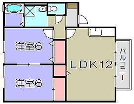 ウエストヴィレッジ  ｜ 滋賀県愛知郡愛荘町愛知川（賃貸アパート2LDK・1階・55.42㎡） その2