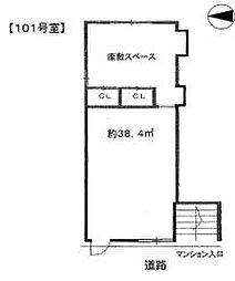ベルコート桃谷の間取図画像