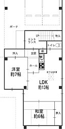 ハイツ河田の間取図画像