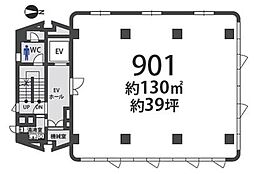 アールビル天神橋西の間取図画像