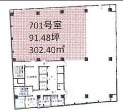 WAKITA藤村御堂筋ビルの間取図画像