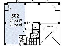 新大阪ビジネスゾーン3番館の間取図画像