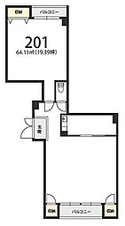 プランドールフクシマの間取図画像