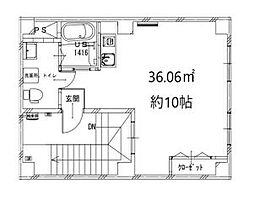 中尾マンションの間取図画像