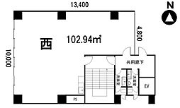 新町アイエスビルの間取図画像