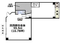 荒木ビルの間取図画像