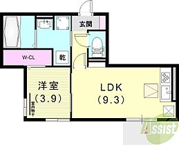 アンベリール  ｜ 兵庫県神戸市灘区国玉通2丁目3-1（賃貸アパート1LDK・3階・36.99㎡） その2