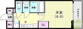 レジュールアッシュ神戸ハーバーランド  ｜ 兵庫県神戸市兵庫区東出町3丁目（賃貸マンション1K・3階・21.90㎡） その2