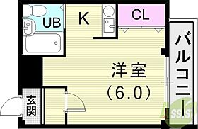 OLD KOBE  ｜ 兵庫県神戸市兵庫区切戸町（賃貸マンション1K・3階・19.68㎡） その2