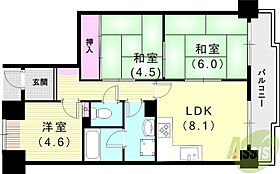 サンワプラザ新神戸  ｜ 兵庫県神戸市中央区二宮町1丁目（賃貸マンション3LDK・3階・52.67㎡） その2