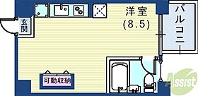 イーストヴィレッジ三宮  ｜ 兵庫県神戸市中央区琴ノ緒町4丁目（賃貸マンション1R・10階・26.00㎡） その2