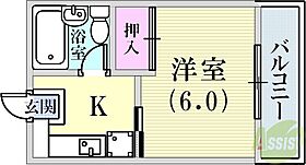 ウエルコート  ｜ 兵庫県神戸市兵庫区松原通3丁目（賃貸マンション1R・3階・23.94㎡） その2