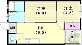 和田宮マンション  ｜ 兵庫県神戸市兵庫区和田宮通5丁目（賃貸マンション2LDK・2階・43.00㎡） その2