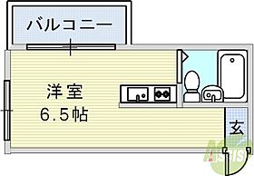 川辺ビル443  ｜ 兵庫県神戸市兵庫区東柳原町（賃貸マンション1R・1階・17.00㎡） その2