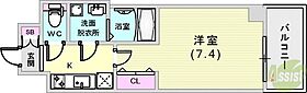 レジュールアッシュ神戸元町  ｜ 兵庫県神戸市中央区花隈町（賃貸マンション1K・9階・24.50㎡） その2