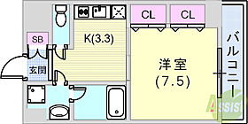 S-FORT神戸小河通  ｜ 兵庫県神戸市兵庫区小河通2丁目（賃貸マンション1K・3階・29.20㎡） その2