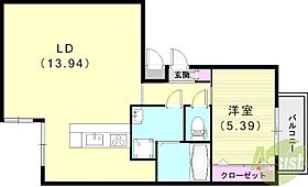 パロス山本通りエスコンディーテ  ｜ 兵庫県神戸市中央区山本通4丁目（賃貸アパート1LDK・3階・45.15㎡） その2