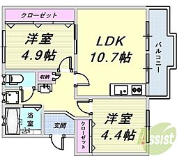 ロイヤルマンション1号棟 4階