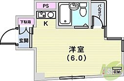 ユニハイム神戸 5階/-