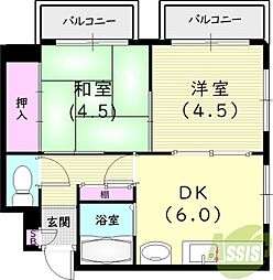 ハイツ中之島 3階