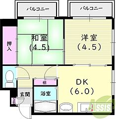 物件の間取り