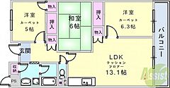 物件の間取り