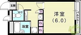 レオパレス楠谷  ｜ 兵庫県神戸市兵庫区楠谷町20-11（賃貸アパート1K・2階・20.28㎡） その2