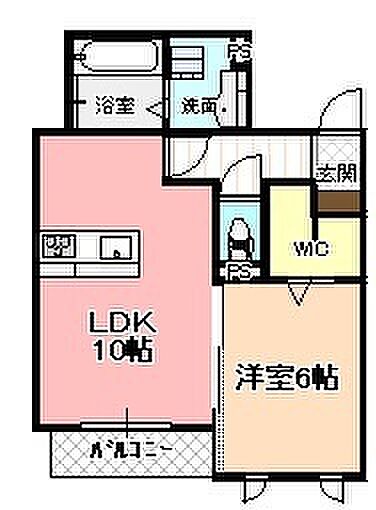 D-room鼎 ｜長野県飯田市鼎西鼎(賃貸アパート1LDK・2階・40.82㎡)の写真 その2