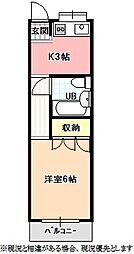 間取図画像 1K