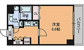 モンサンミッシェル北浜  ｜ 大阪府大阪市中央区今橋１丁目（賃貸マンション1K・2階・27.86㎡） その2