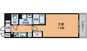 ミュプレ北浜  ｜ 大阪府大阪市中央区平野町１丁目（賃貸マンション1K・6階・25.20㎡） その2