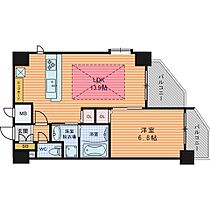 プレサンス心斎橋リベルタ  ｜ 大阪府大阪市中央区南久宝寺町１丁目（賃貸マンション1LDK・11階・45.71㎡） その2