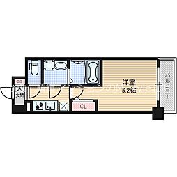 エスリード福島BRAVE 1Kの間取図画像